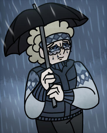 Half-Body [Shaded, Complex Background, OC]